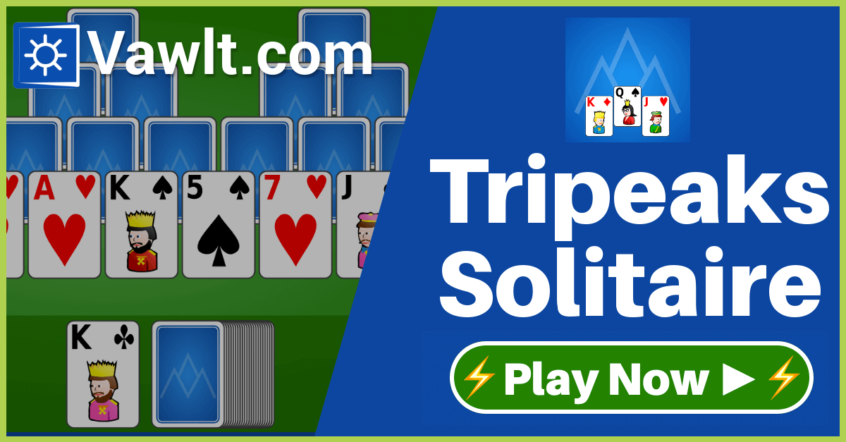 free tripeaks solitaire games online